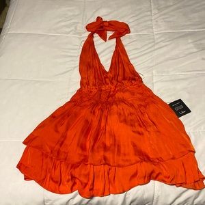 Lulus orange dress